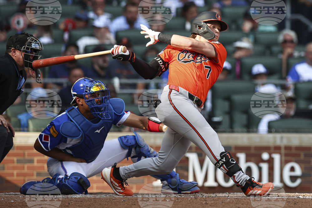 Orioles Braves Baseball
