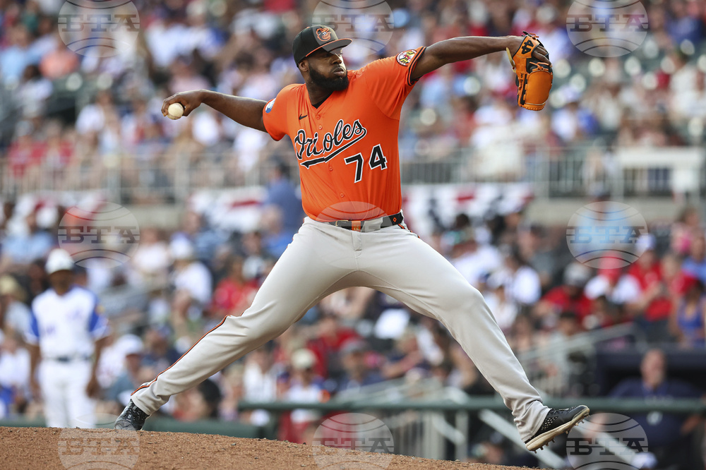 Orioles Braves Baseball