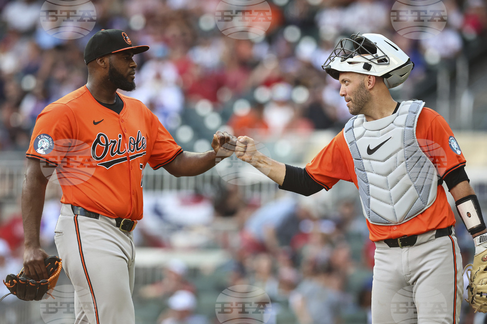 Orioles Braves Baseball
