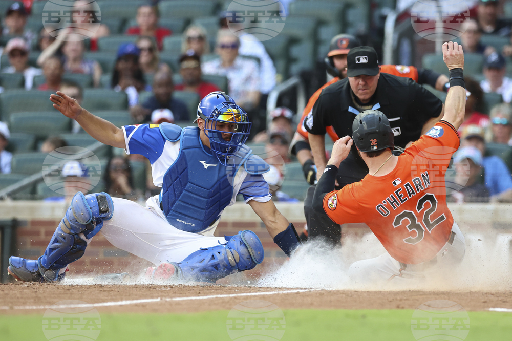 Orioles Braves Baseball