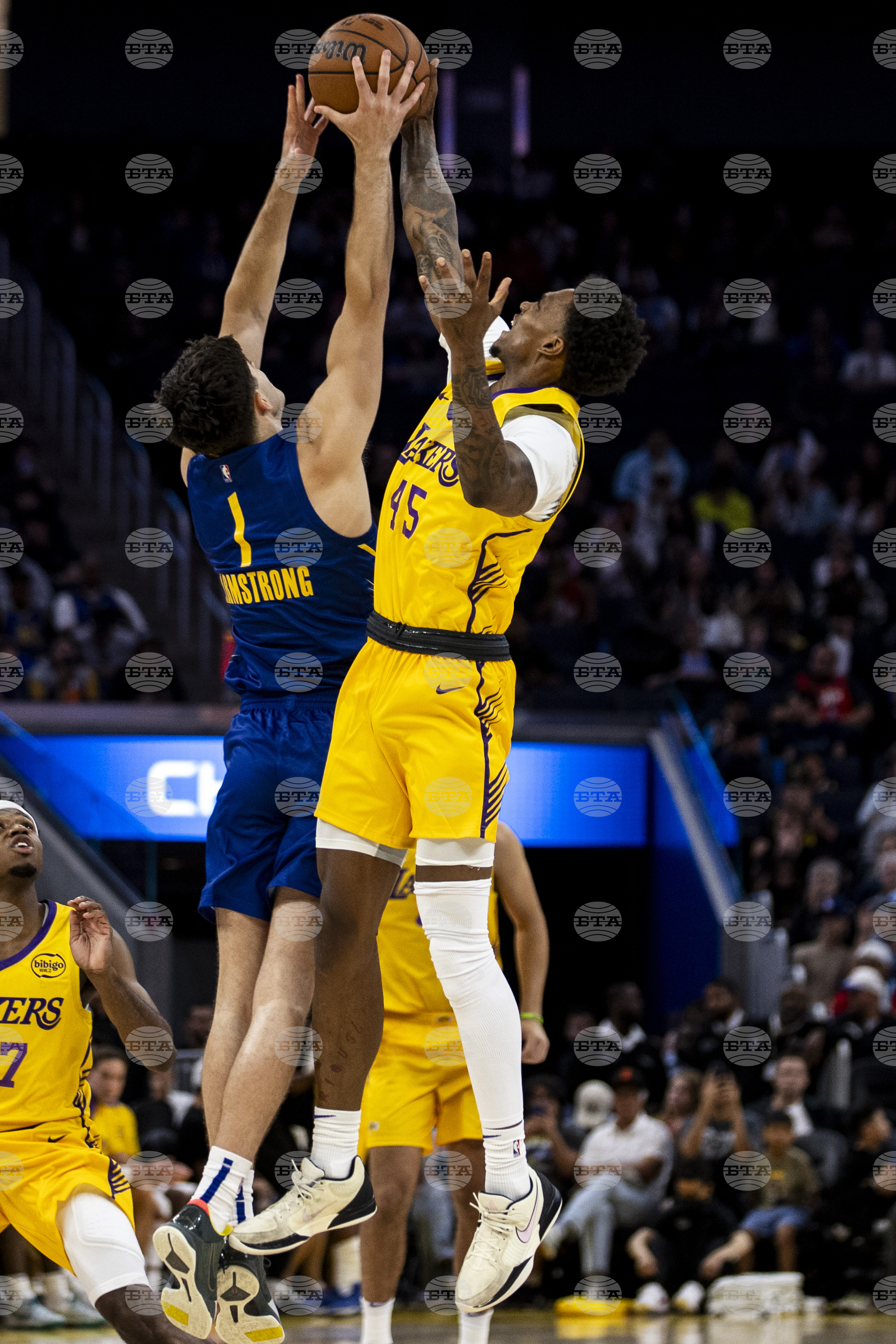 Lakers Warriors Basketball