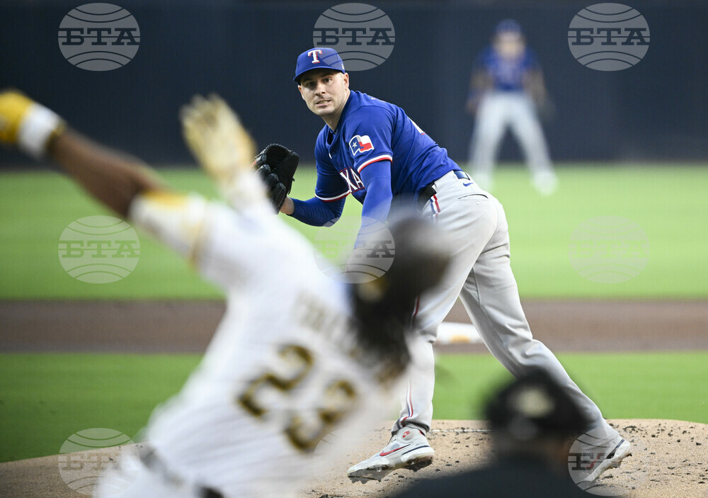 Rangers Padres Baseball