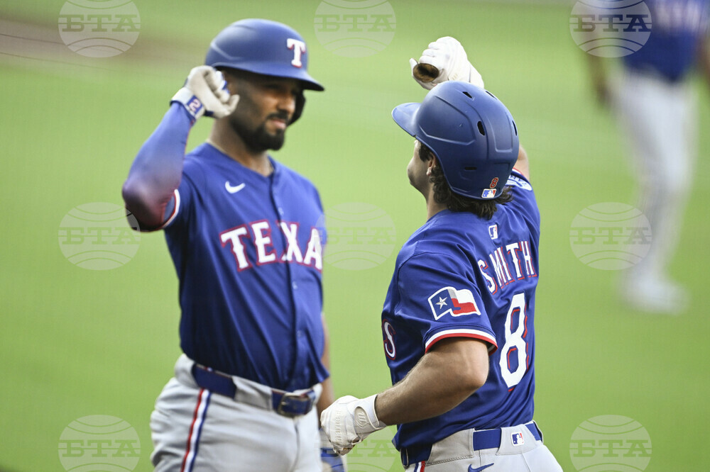 Rangers Padres Baseball