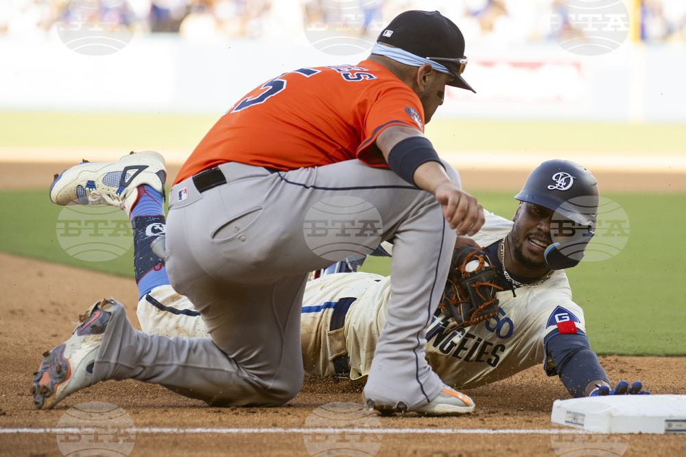 Astros Dodgers Baseball