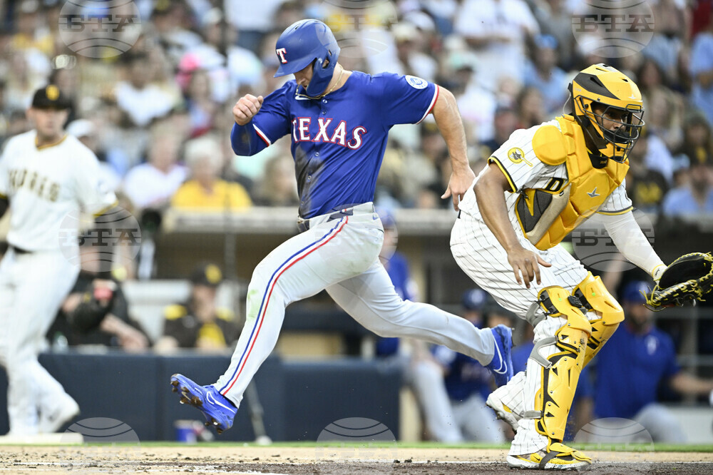 Rangers Padres Baseball