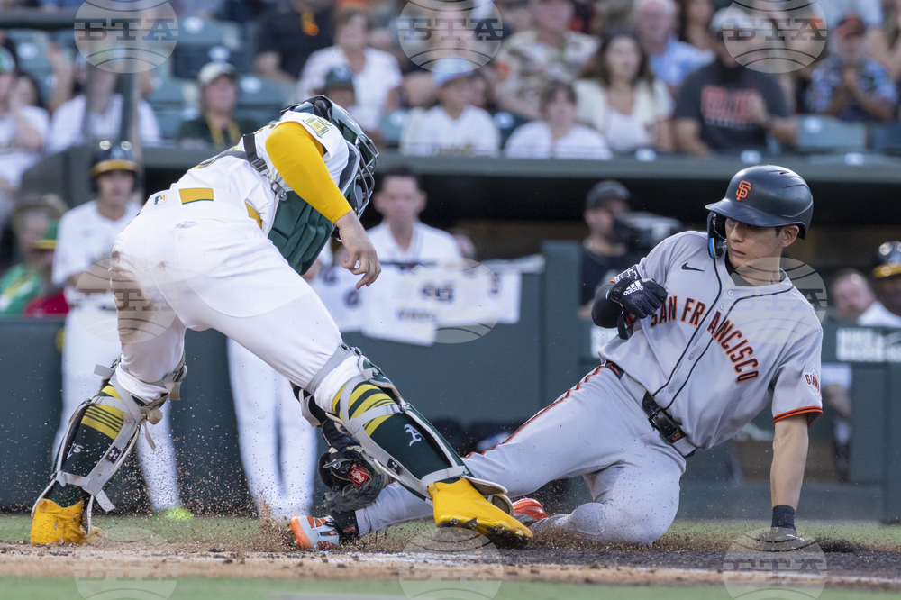 Giants Athletics Baseball