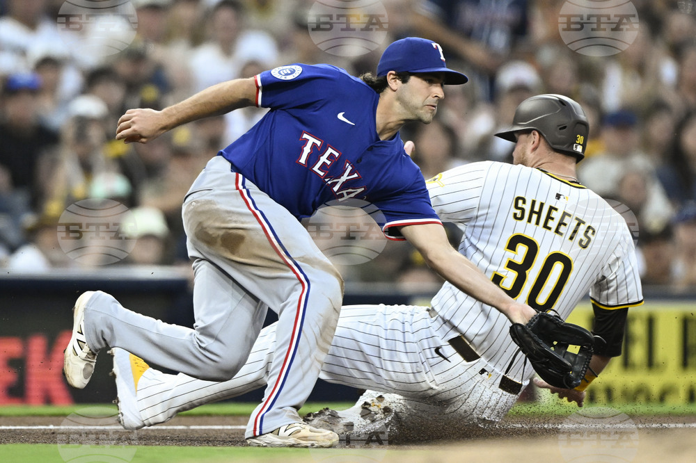 Rangers Padres Baseball