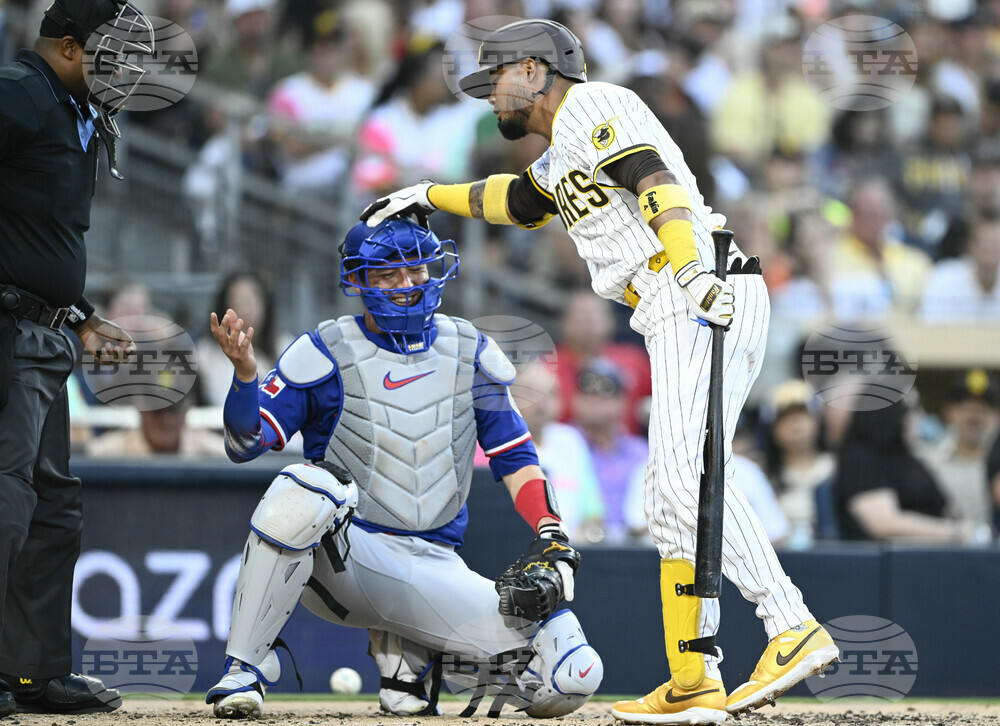 Rangers Padres Baseball