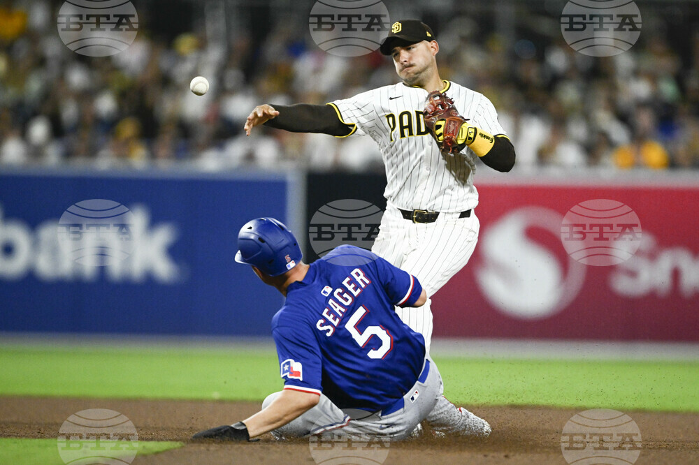 Rangers Padres Baseball