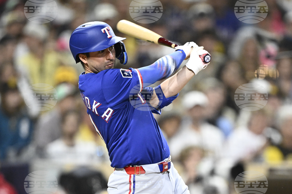 Rangers Padres Baseball