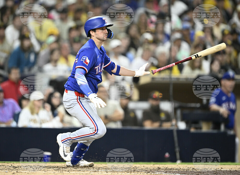 Rangers Padres Baseball