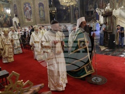 Патриаршеска катедрала „Св. Александър Невски" - света литургия 