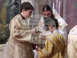 Патриаршеска катедрала „Св. Александър Невски" - хиротония - архимадрит Василий