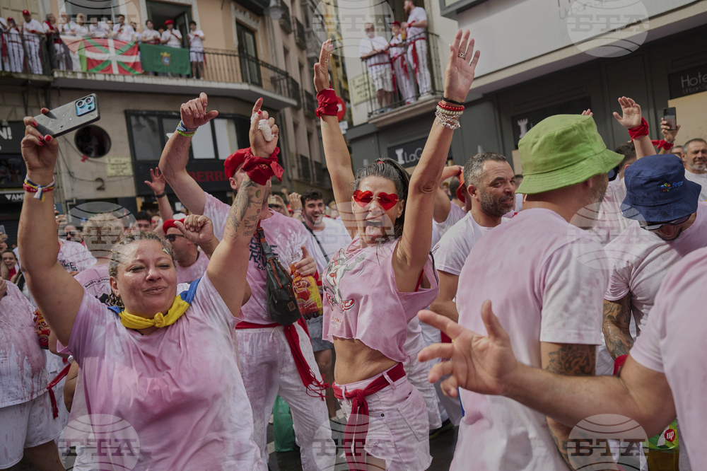Spain Running of the Bulls
