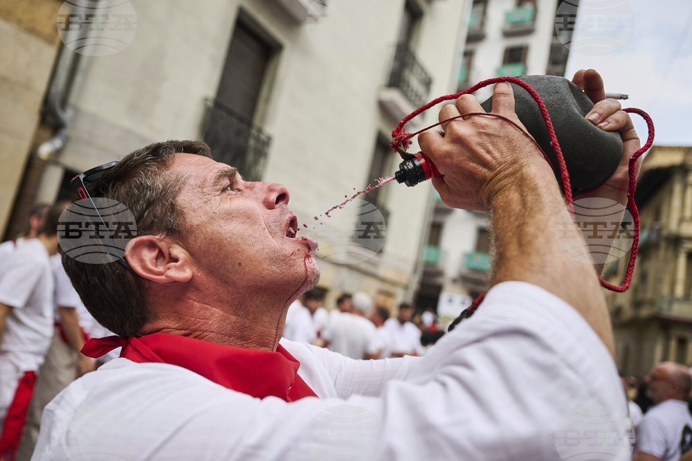 Spain Running of the Bulls