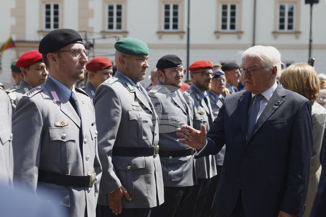 Германският президент обеща подкрепа за запазване на свободата на Литва