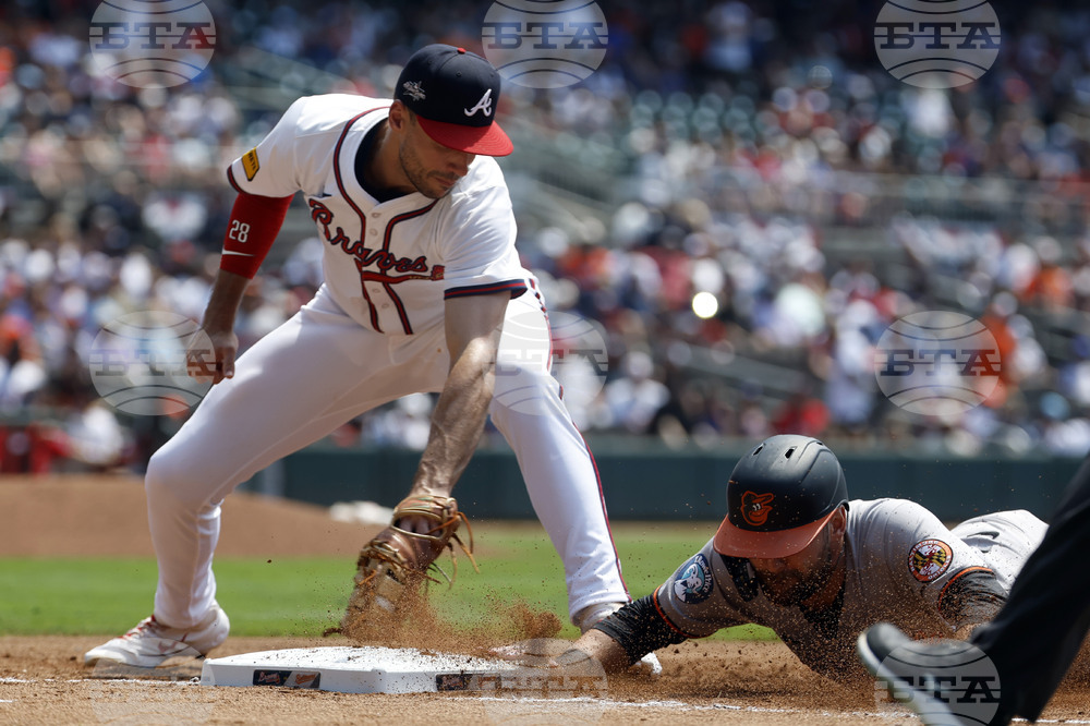 Orioles Braves Baseball