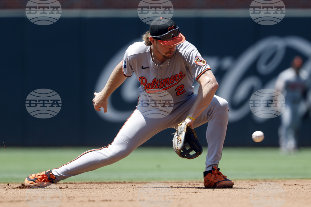 Orioles Braves Baseball