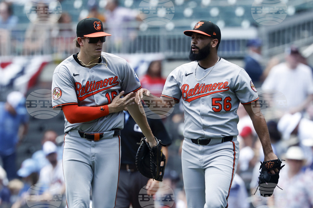 Orioles Braves Baseball