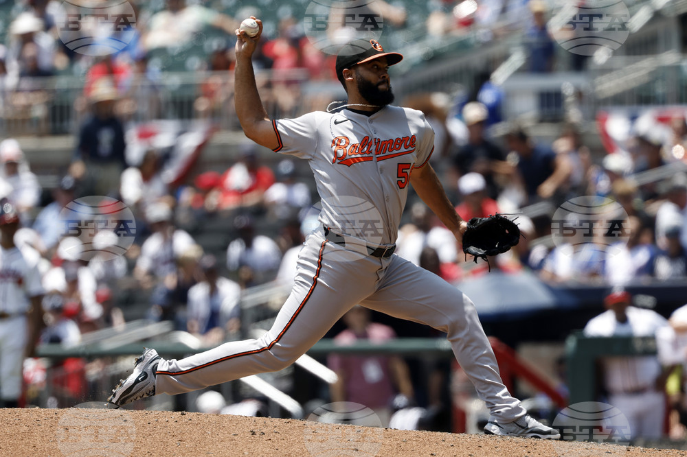 Orioles Braves Baseball