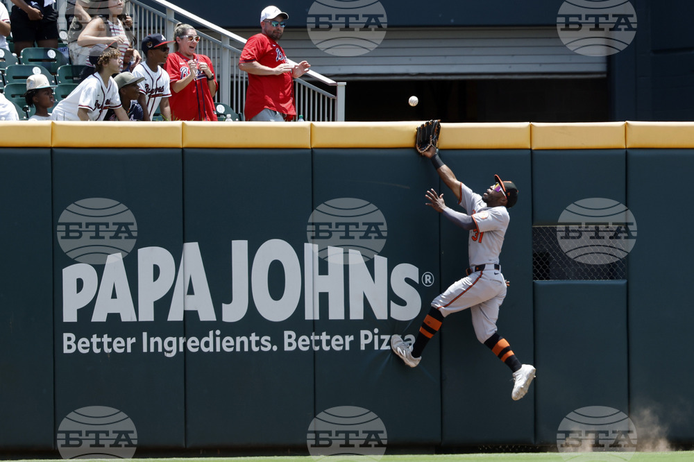 Orioles Braves Baseball