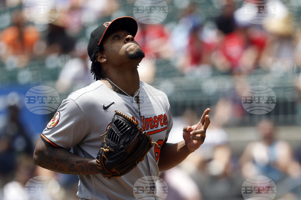 Orioles Braves Baseball