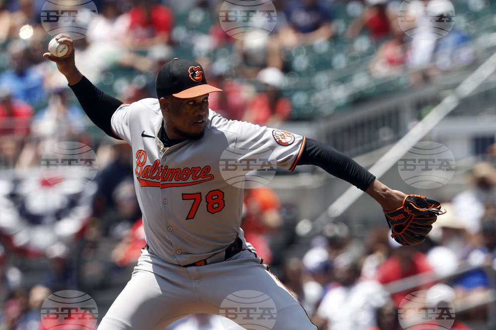 Orioles Braves Baseball