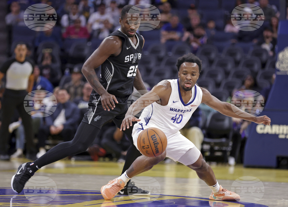 Spurs Warriors Basketball