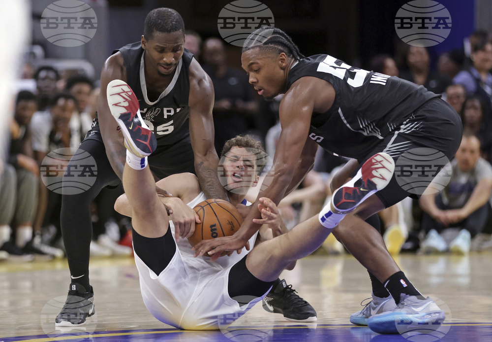 Spurs Warriors Basketball
