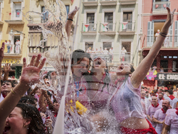 APTOPIX Spain Running of the Bulls