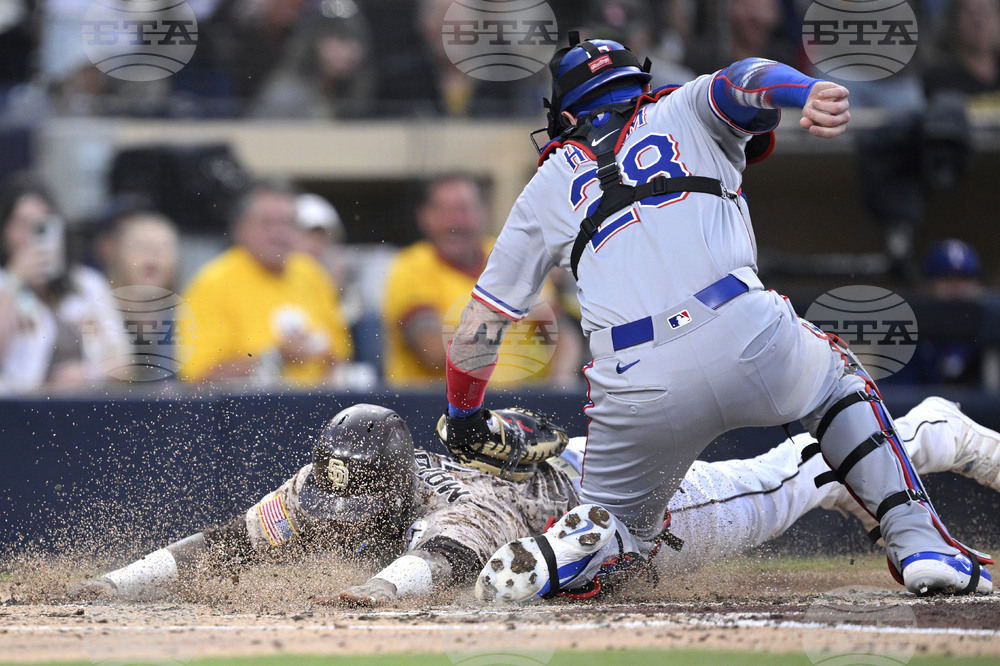 Rangers Padres Baseball