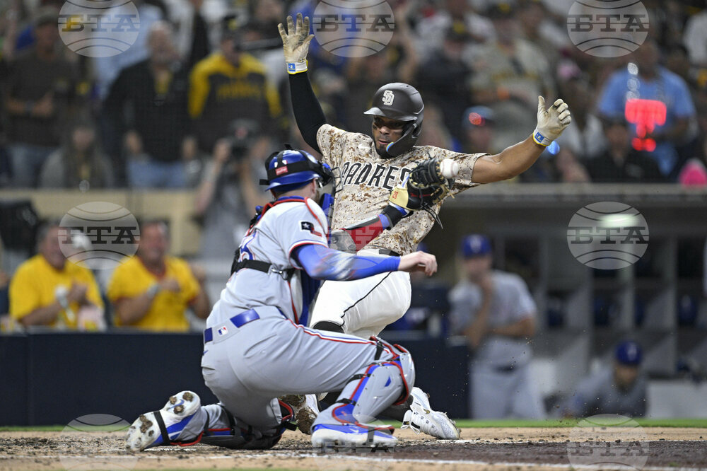 Rangers Padres Baseball