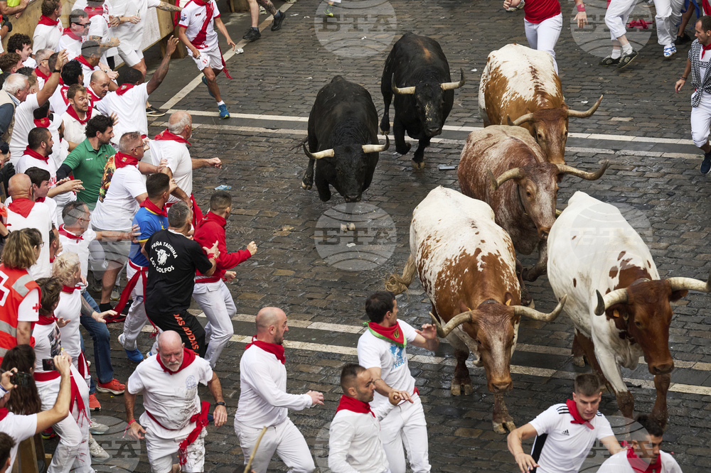 Spain Running of the Bulls