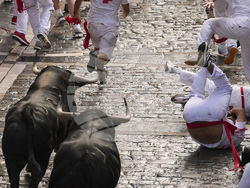 Spain Running of the Bulls
