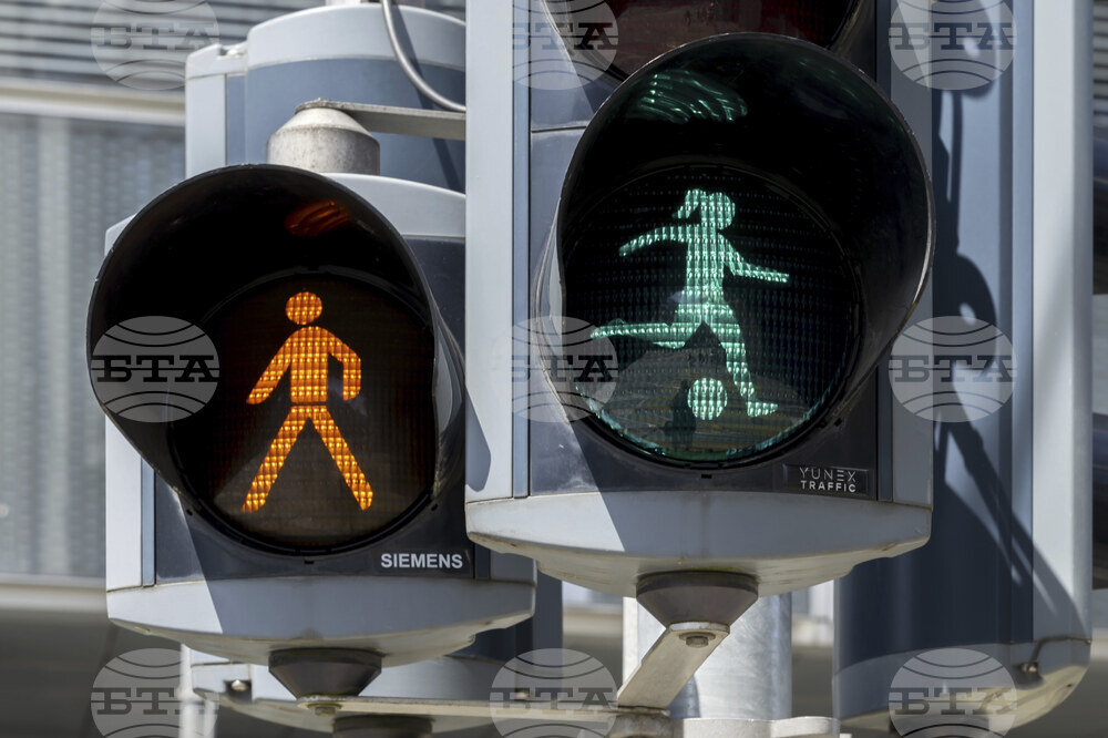 Euro 2025 Pedestrian Lights Soccer