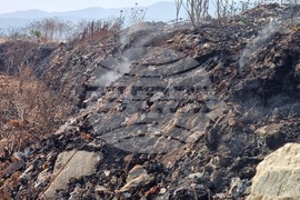 Село Вишеград - сметище - пожар