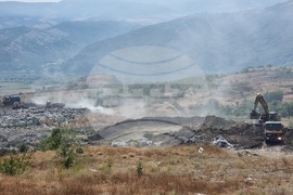 Село Вишеград - сметище - пожар