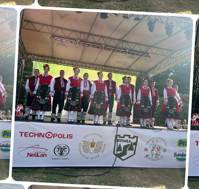 Ученици от Център „Медиа“ в Украйна участваха в Националния фолклорен събор „Леденика“ край Враца