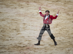 APTOPIX Spain Running of the Bulls