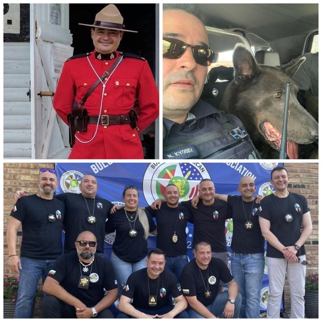 Полицаят Николай Кьосев от Кралската канадска конна полиция посети САЩ