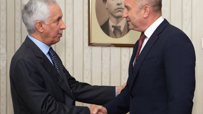President Radev Receives Qatar’s Foreign Minister