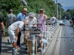 Снимките на „Под прикритие 6“ продължават на различни локации в София, снимка – БНТ