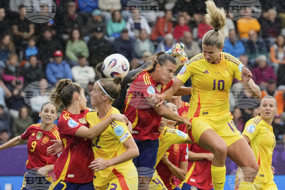 Euro 2025 Spain Belgium Soccer