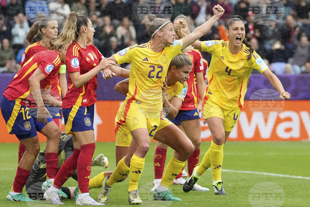 Euro 2025 Spain Belgium Soccer