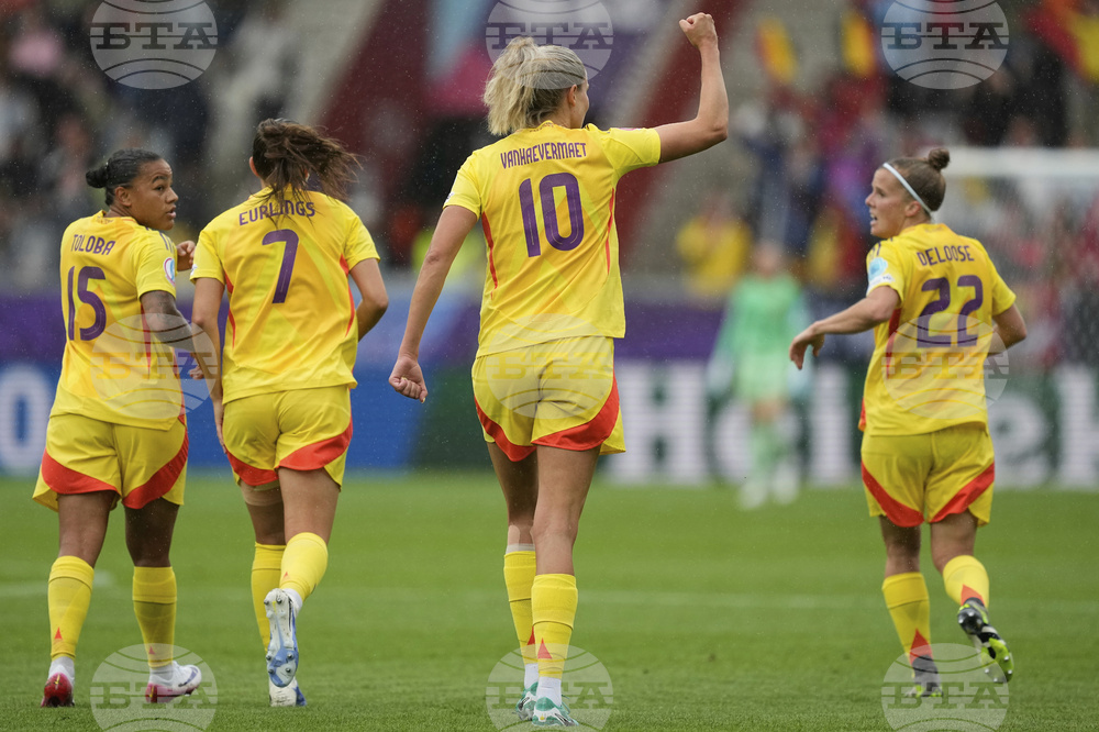 Euro 2025 Spain Belgium Soccer