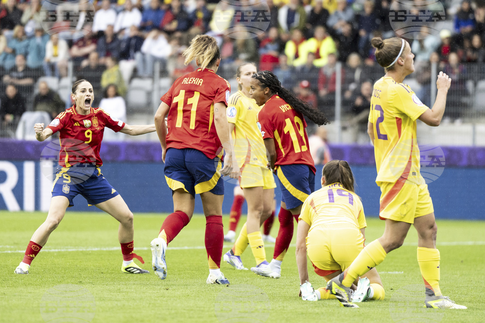Euro 2025 Spain Belgium Soccer