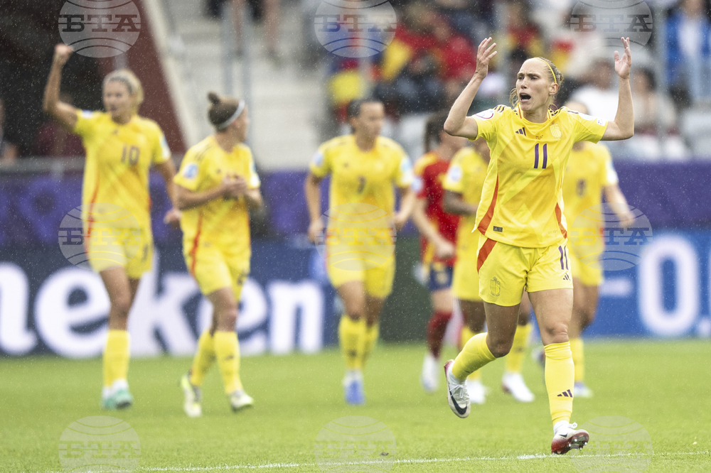 Euro 2025 Spain Belgium Soccer