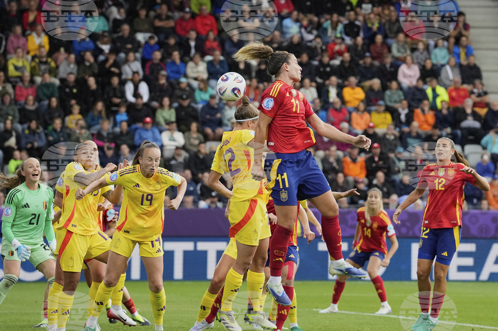 Euro 2025 Spain Belgium Soccer