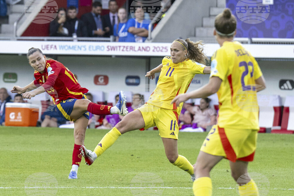 Euro 2025 Spain Belgium Soccer