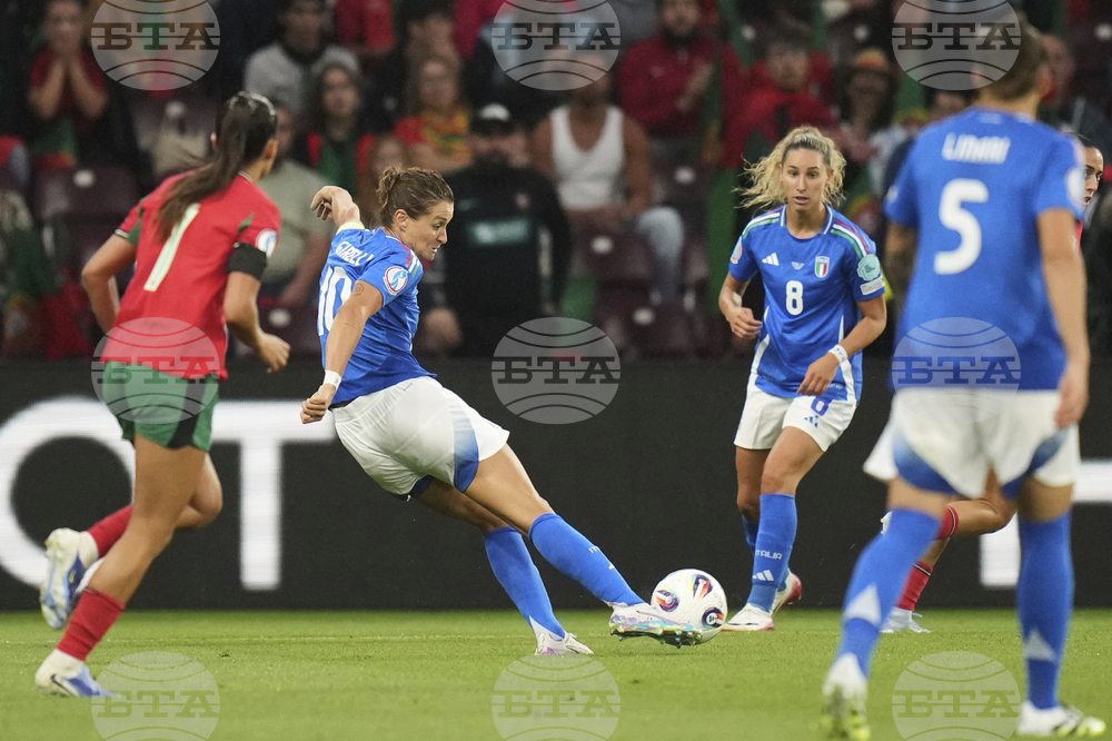 Euro 2025 Portugal Italy Soccer